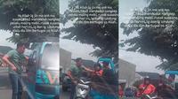 Detik-detik rekaman anggota Satreskrim Polresta Bandar Lampung, Aipda Deni meringkus buronan pencuri mobil di depan Terminal Sukaraja, Bandar Lampung. Foto : (Istimewa).