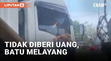 Viral! Pemalakan Sopir Truk di Palembang, Tidak Beri Uang Dilempar Batu