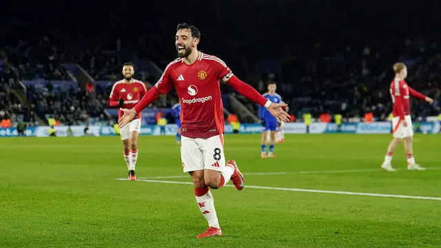 Foto: Setan Merah Ngamuk, Penampilan Bruno Fernandes Bikin Geleng-geleng Kepala
