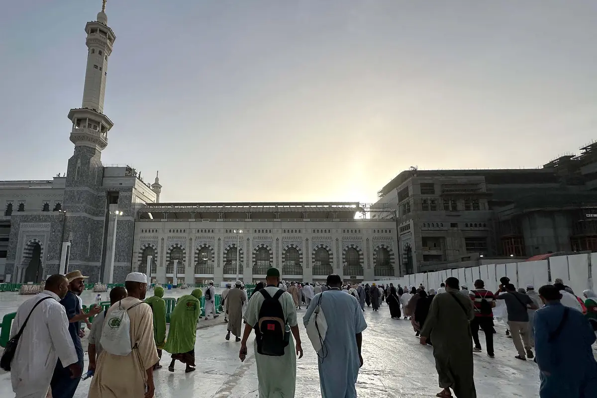 Suasana Masjidil Haram Jelang Pelaksanaan Puncak Ibadah Haji