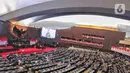 Suasana pembukaan the 8th G20 Parliamentary Speakers' Summit (P20) di Gedung Nusantara, Kompleks Parlemen, Senayan, Jakarta, Kamis, (6/10/2022). P20 merupakan forum yang delegasinya terdiri atas parlemen dari seluruh negara G20 dan diselenggarakan dalam satu rangkaian KTT G20, dalam forum tersebut DPR RI yang menjadi tuan rumah mengusung tema ‘Stronger Parliament for Sustainable Recovery'. (Liputan6.com/Angga Yuniar)