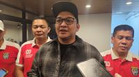 Politisi PAN, Sigit Purnomo Syamsuddin Said atau Pasha Ungu saat mendatangi DOS Balai Kota Depok mengisi peringatan HUT ke-80 RI tingkat Kota Depok (Liputan6.com/Dicky Agung Prihanto)