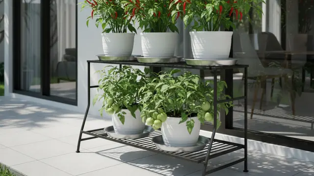 Model Kebun Sayur di Teras Rumah Tanpa Bikin Becek. Gemini
