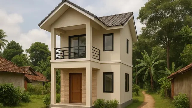 8 Model Rumah 6x9 di Kampung 2 Lantai yang Tampak Mewah Tapi Murah, Cocok untuk Keluarga Modern
