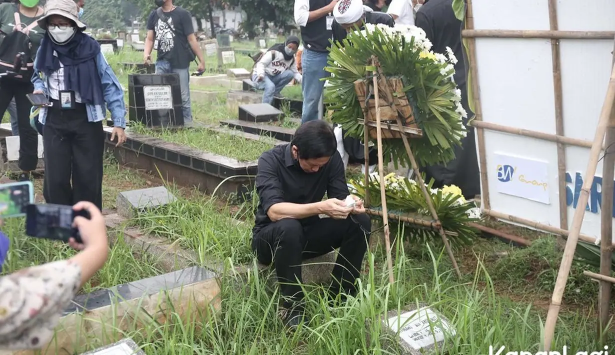 Addie MS pmakaman Oddie Agama (Bayu Herdianto © KapanLagi.com)