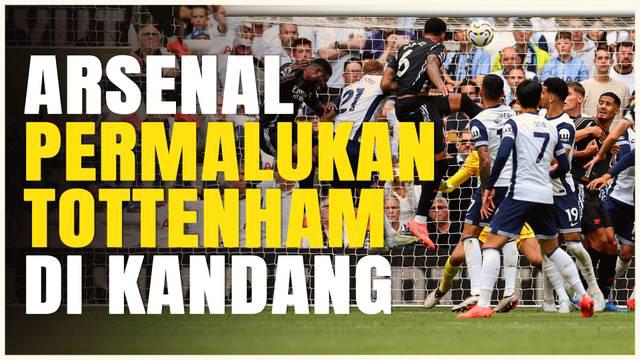 Berita video pelatih Arsenal, Mikel Arteta, memuji performa anak asuhnya dalam kemenangan laga bertajuk derby London Utara atas Tottenham Hotspur, Minggu (15/9/2024) malam WIB.