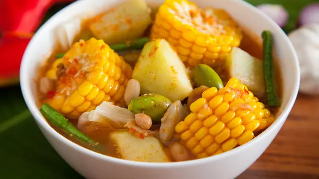 [Bintang] Ilustrasi Makanan Sayur Asem