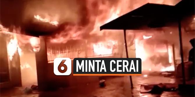VIDEO: Istri Minta Cerai, Suami Bakar Rumah Beserta Istri dan Anaknya