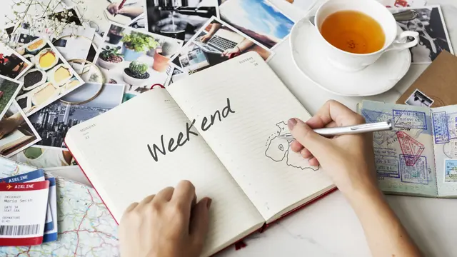 Ilustrasi weekend, akhir pekan