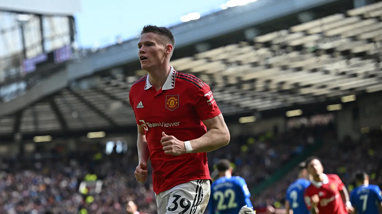 Selebrasi pemain MU saat melawan Everton di Liga Inggris