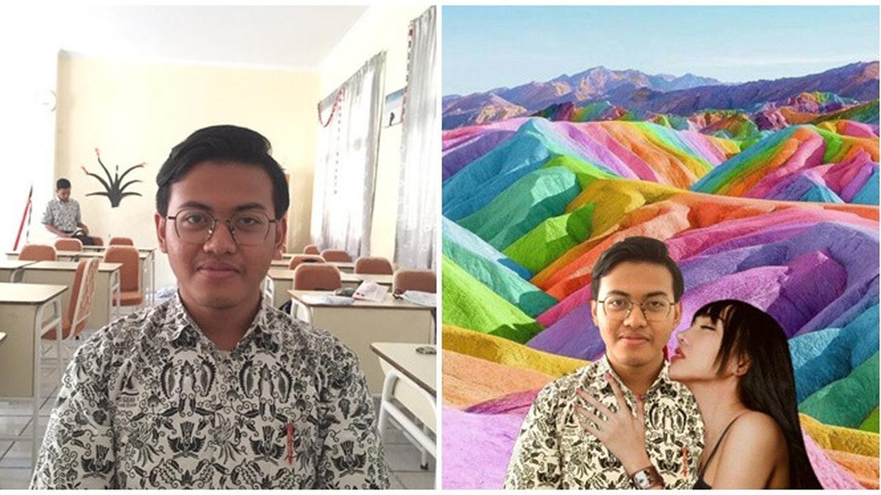 Minta Editkan Background Warna Warni, 6 Hasilnya Bikin Senyum Tipis