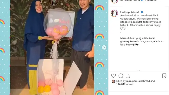 Kartika Putri (Foto: Instagram/@kartikaputriworld)