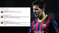 Kalahkan City, Akun Twitter Barca Dibajak