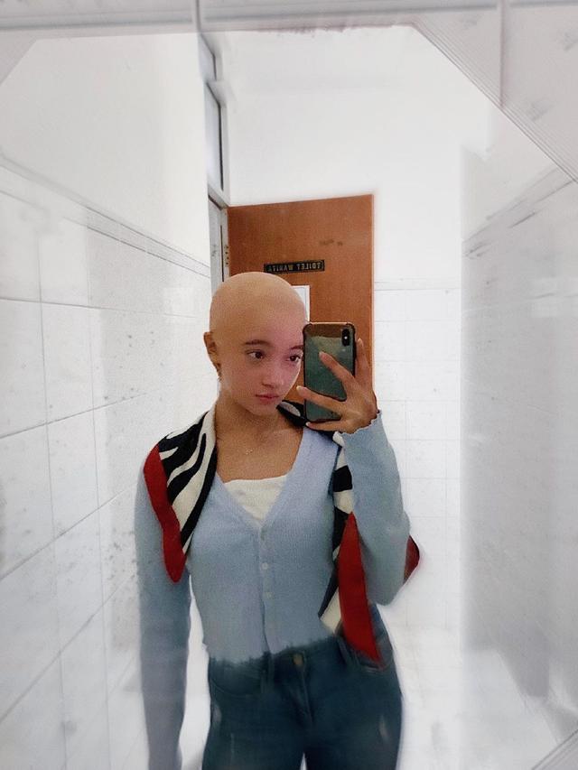 Dalami Peran, Ini 6 Potret Megan Domani Totalitas Tampil Botak