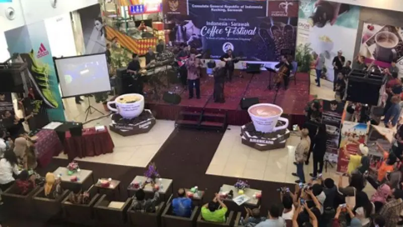 Diplomasi Kopi Hebohkan Indonesia-Sarawak Coffee Festival Kuching