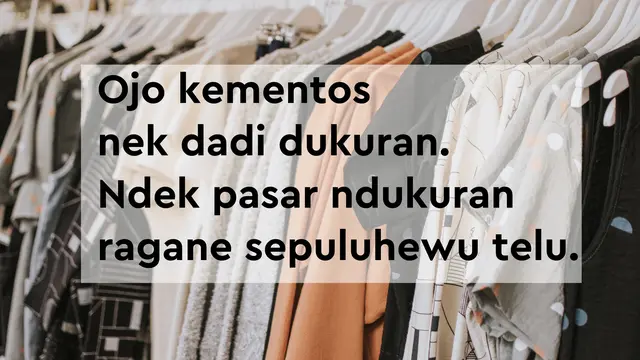 Gambar Kata-Kata Lucu Bahasa Jawa