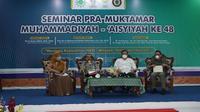 Muhammadiyah menggelar seminar pramuktamar di Universitas Muhammadiyah Kalimantan Timur (UMKT), Kamis (21/4/2022). 