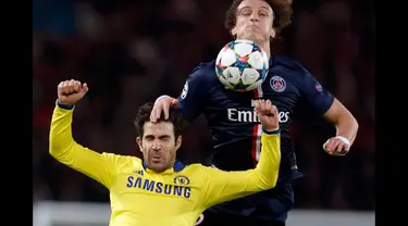 Paris Saint-Germain bermain imbang dengan Chelsea FC saat putaran 16 besar Liga Champion di Stadion Parc des Princes, Paris (17/2/2015). (REUTERS/Philippe Wojazer)