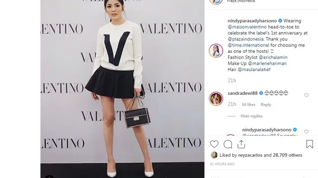 Nindy Ayunda (Foto: Instagram)