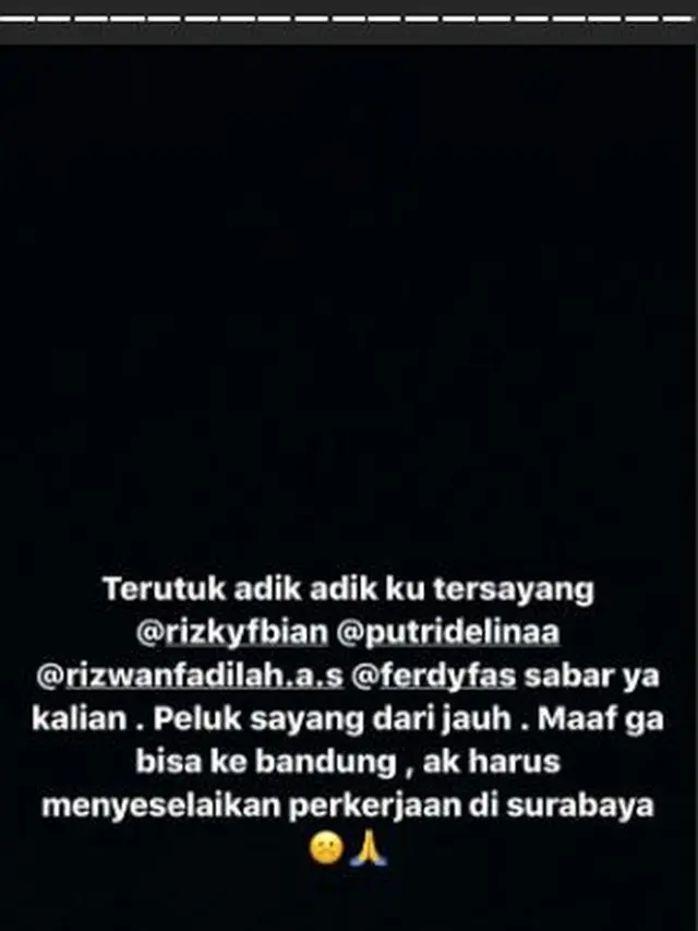 Unggahan Panji Komara. (Dok. Instagram panjikomara)