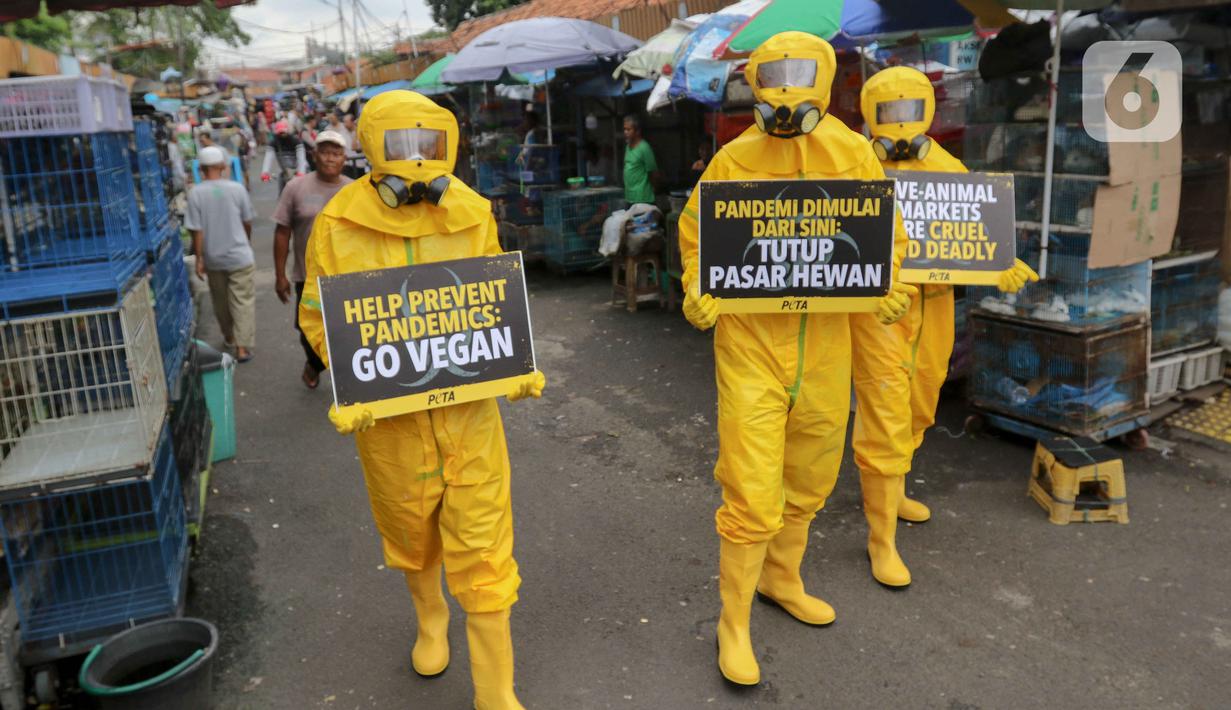 PETA merupakan komunitas masyarakat untuk perlakuan etis terhadap hewan. (Liputan6.com/Herman Zakharia)