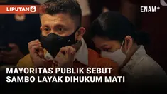 Sudah Pas? Mayoritas Publik Sebut Ferdy Sambo Layak Dihukum Mati