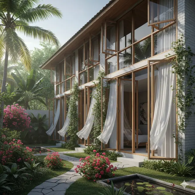 Desain Rumah Mungil Tetap Adem Tanpa AC