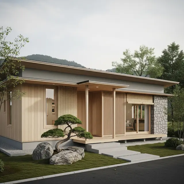 Model Rumah Minimalis tapi Cantik dengan Biaya Terjangkau (Image by Gemini AI)