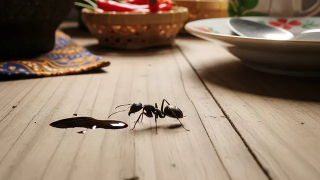 Cara Mencegah Semut Bersarang di Dapur/ Ilustrasi AI