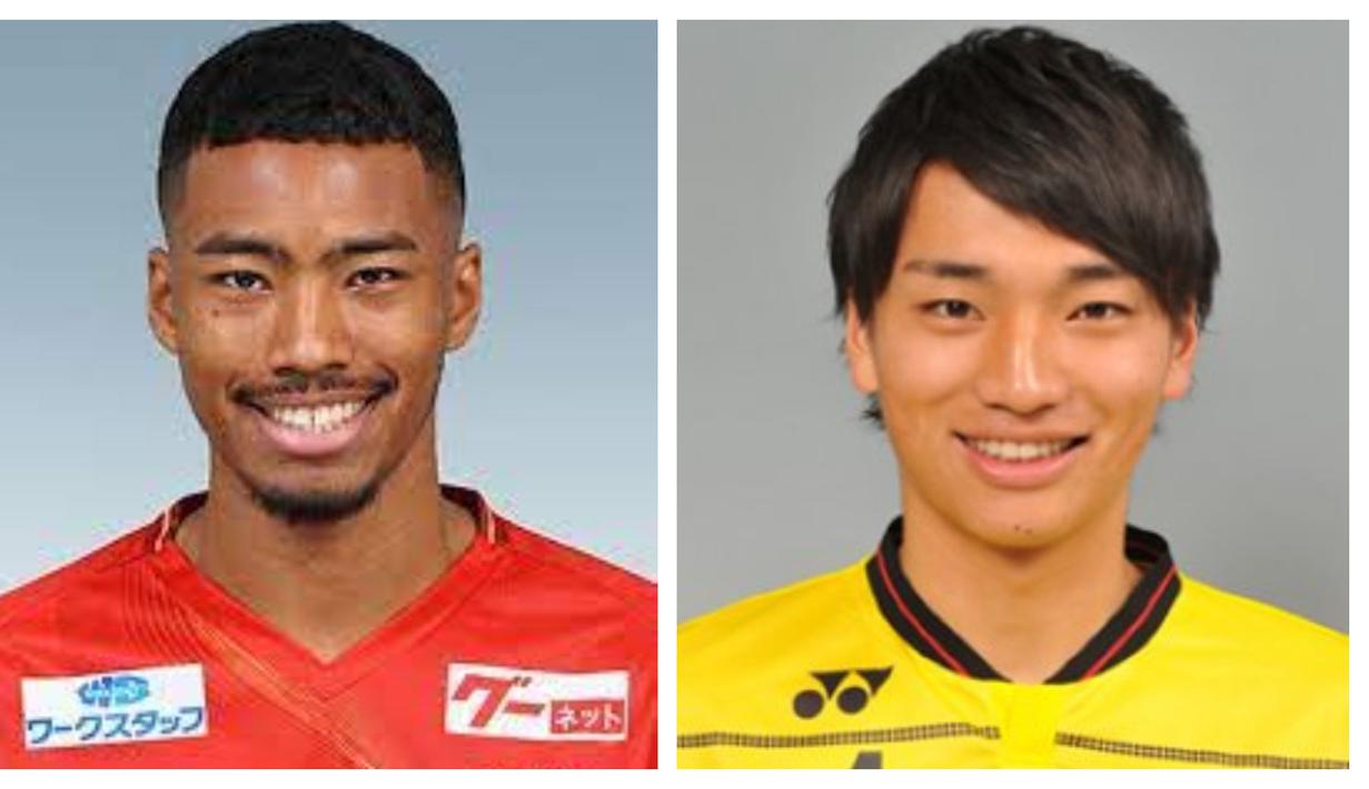 Sedangkan di lini belakang, performa Kennedy Egbus Mikuni (kiri) bersama Nagoya Grampus dan Shinnosuke Nakatani (kanan) bersama Gamba Osaka akan jadi kunci untuk menjaga gawang kedua tim agar tetap suci. (Kolase J.LEAGUE)