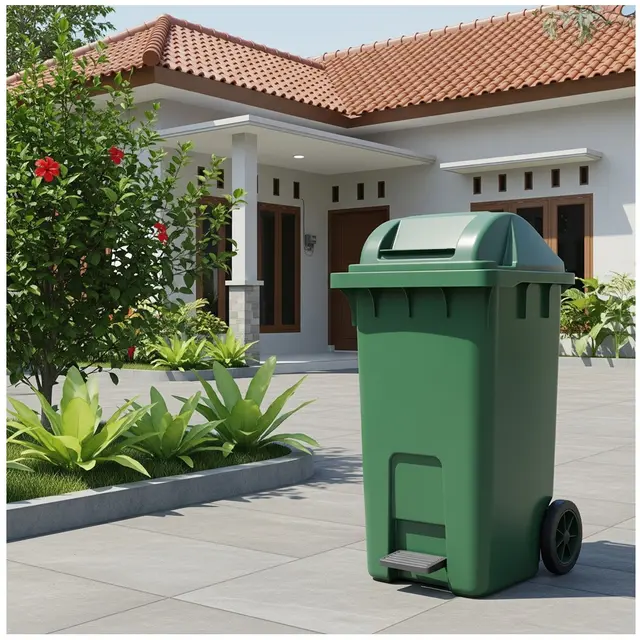 12 Inspirasi Tempat Sampah Outdoor yang Rapi, Wujudkan Lingkungan Asri