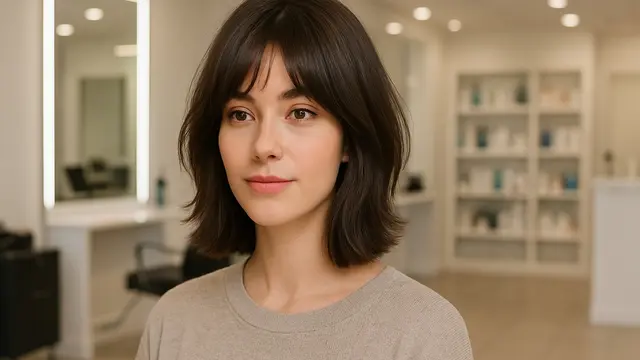 Model Rambut Shaggy Pendek untuk Wajah Oval