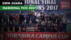 Universitas Muhammadiyah Malang keluar sebagai juara Nasional Torabika Campus Cup 2017.