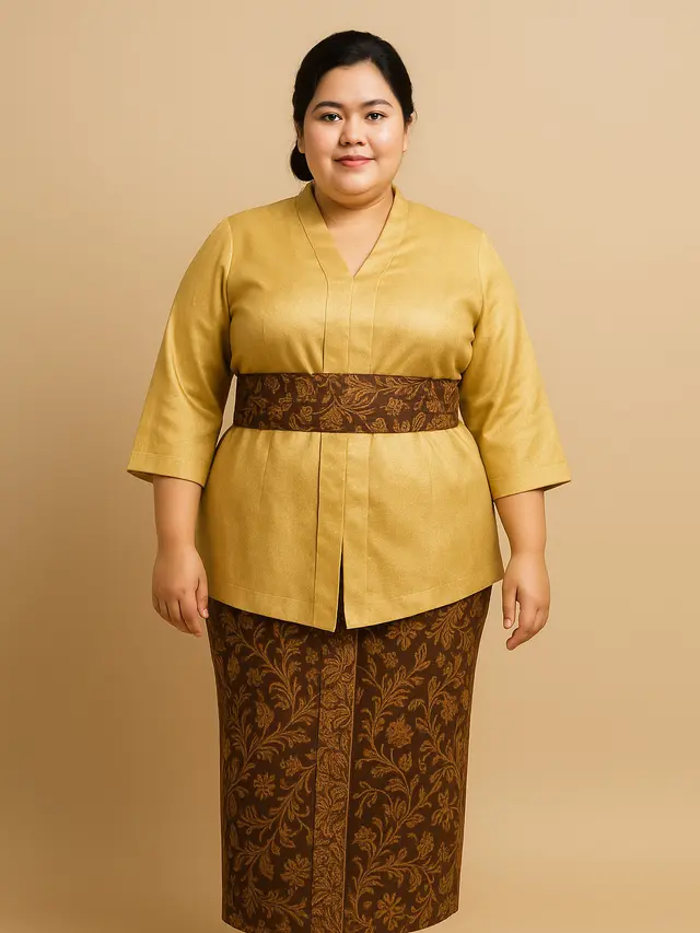 Model Tunik Simple tapi Mewah untuk Orang Gemuk