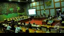 Suasana rapat dengar pendapat umum Komisi X DPR RI dengan perwakilan dari PSSI di Ruang Rapat Komisi X Nusantara I Gedung DPR RI, Jakarta, Kamis (15/1/2015). (Liputan6.com/Faisal R Syam)