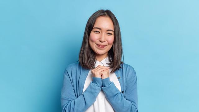 Ilustrasi wanita sederhana, apa adanya