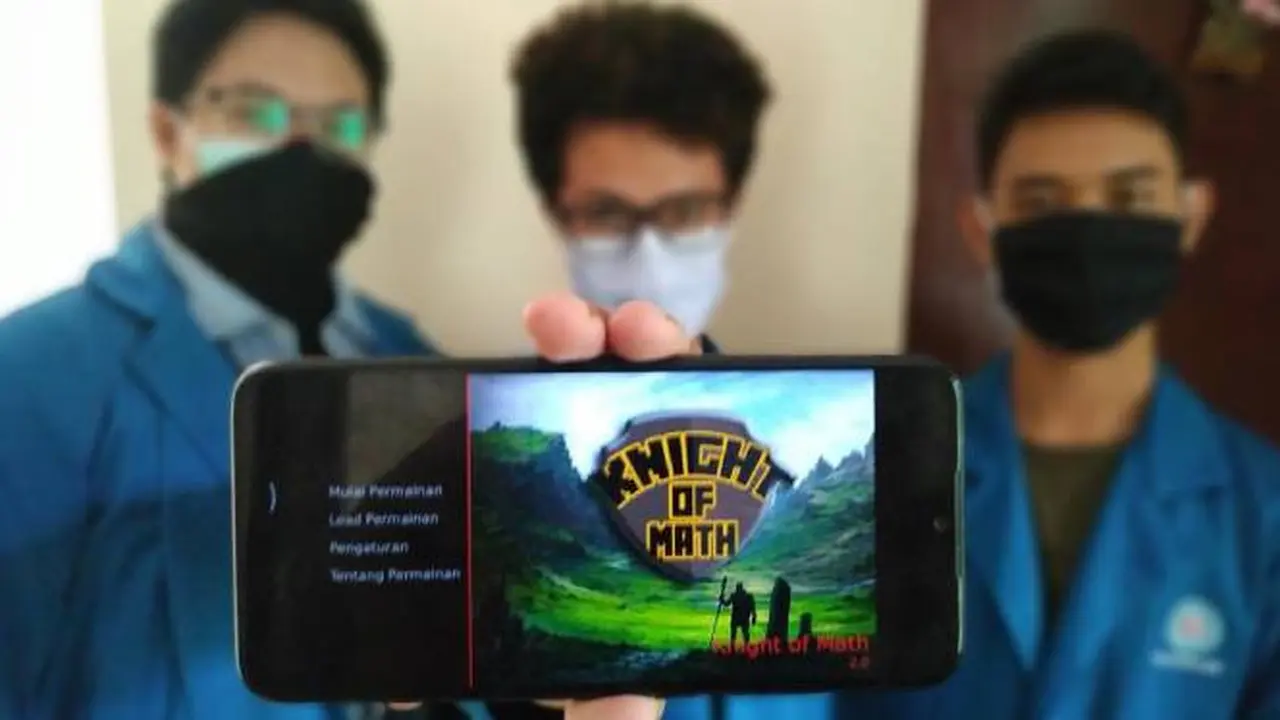 Mahasiswa UBSI membuat media belajar matematika lewat gim mobile Knigt of Math. Dok: UBSI