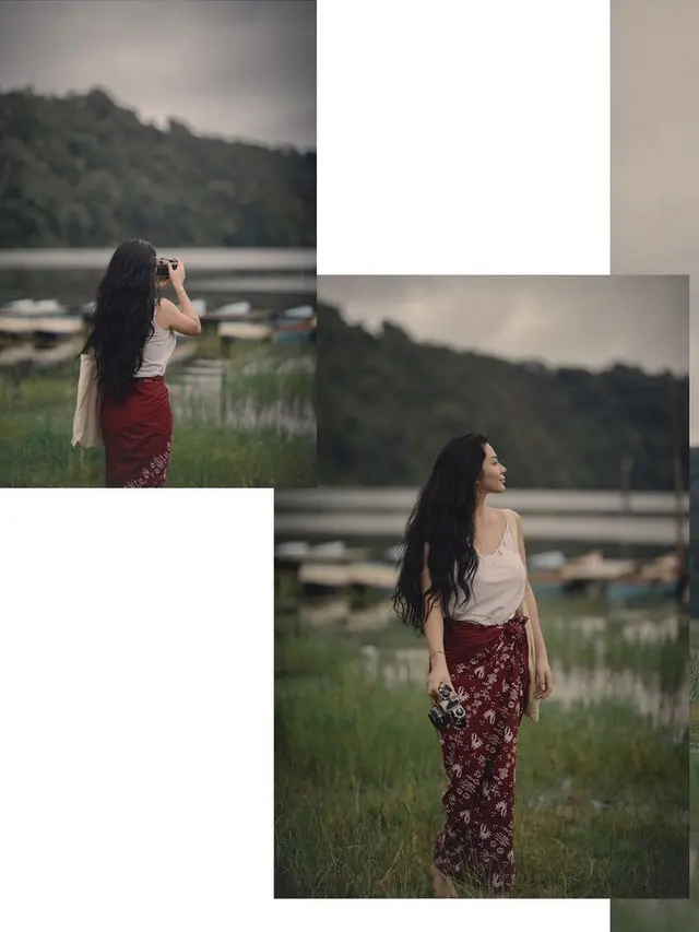 Inspirasi Pakaian Merah dari Ariel Tatum, credit: (@arieltatum)