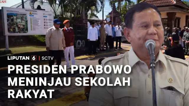 Presiden Prabowo Tinjau Sekolah Rakyat di Bali, Sapa Calon Siswa