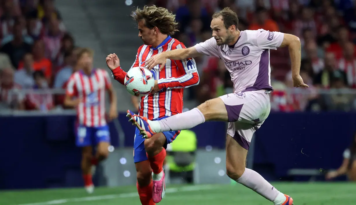 Kemenangan atas Girona mengantar membawa Atletico Madrid ke posisi ketiga klasemen sementara dengan empat poin. (Pierre-Philippe MARCOU/AFP)