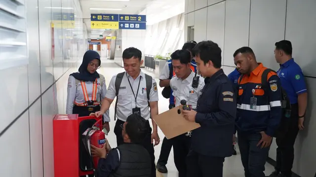 KAI memastikan seluruh sistem dan fasilitas LRT Jabodebek siap melayani mobilitas masyarakat terutama hadapi Ramadan dan Lebaran 2026. (Foto: KAI)