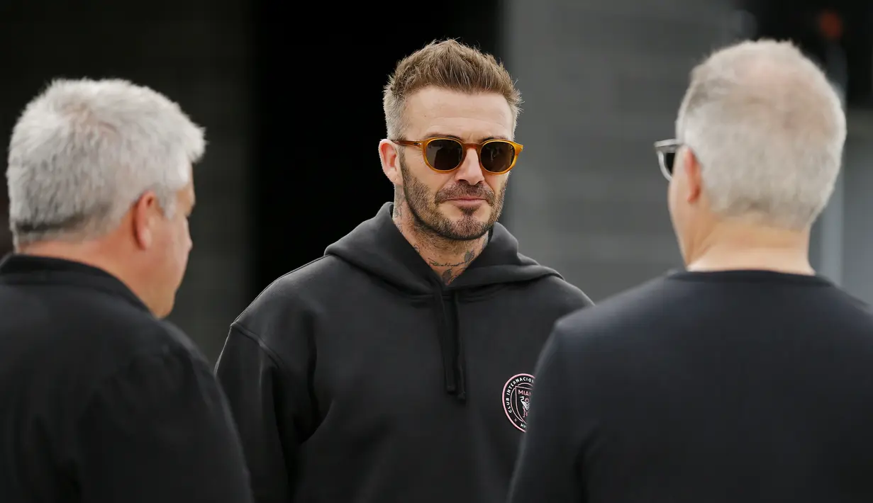 Beckham yang saat ini sudah berumur 45 tahun menjadi Presiden Inter Miami CF, klub Liga Amerika Serikat (MLS) yang resmi masuk kompetisi sejak 2020. (Foto:AFP/Getty Images/Michael Reaves)
