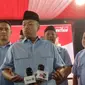 Sekretaris Tim Kampanye Nasional (TKN) Prabowo Subianto-Gibran Rakabuming Raka, Nusron Wahid hadiri&nbsp;deklarasi Relawan Nderek Guru (Ndaru) di Sekretariat Dewan Pimpinan Pusat Relawan Ndaru, Jalan Dr Saharjo, Tebet, Jakarta Selatan, Minggu (17/12/2023).&nbsp; (Foto:Liputan6/Winda Nelfira)