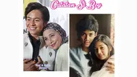 Melalui unggahan Instagram, Ayu Azhari membagikan kolase foto bareng dua pemeran Boy. Di tahun 1987, Ayu menjadi lawan main Onky Alexander. Dan tahun ini, karakter Boy diperankan oleh Angga Yunanda. Ayu juga memuji film garapan Hanung Bramantyo tersebut. "Wow!! Keren banget film #CatatanSiBoy," tulisnya dalam keterangan unggahan. (Liputan6.com/IG/@ayukhadijahazhari)