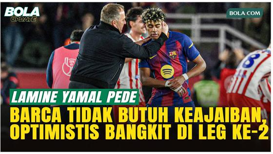 Barcelona Tertinggal 0-2 dari Atletico, Lamine Yamal: Kami Tidak Butuh Keajaiban!
