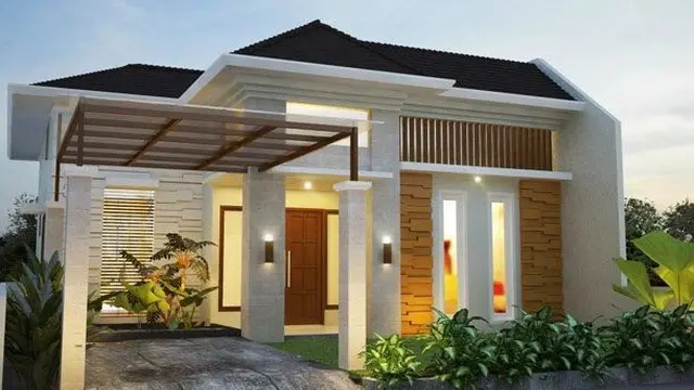 Desain Rumah Kontemporer 1 Lantai