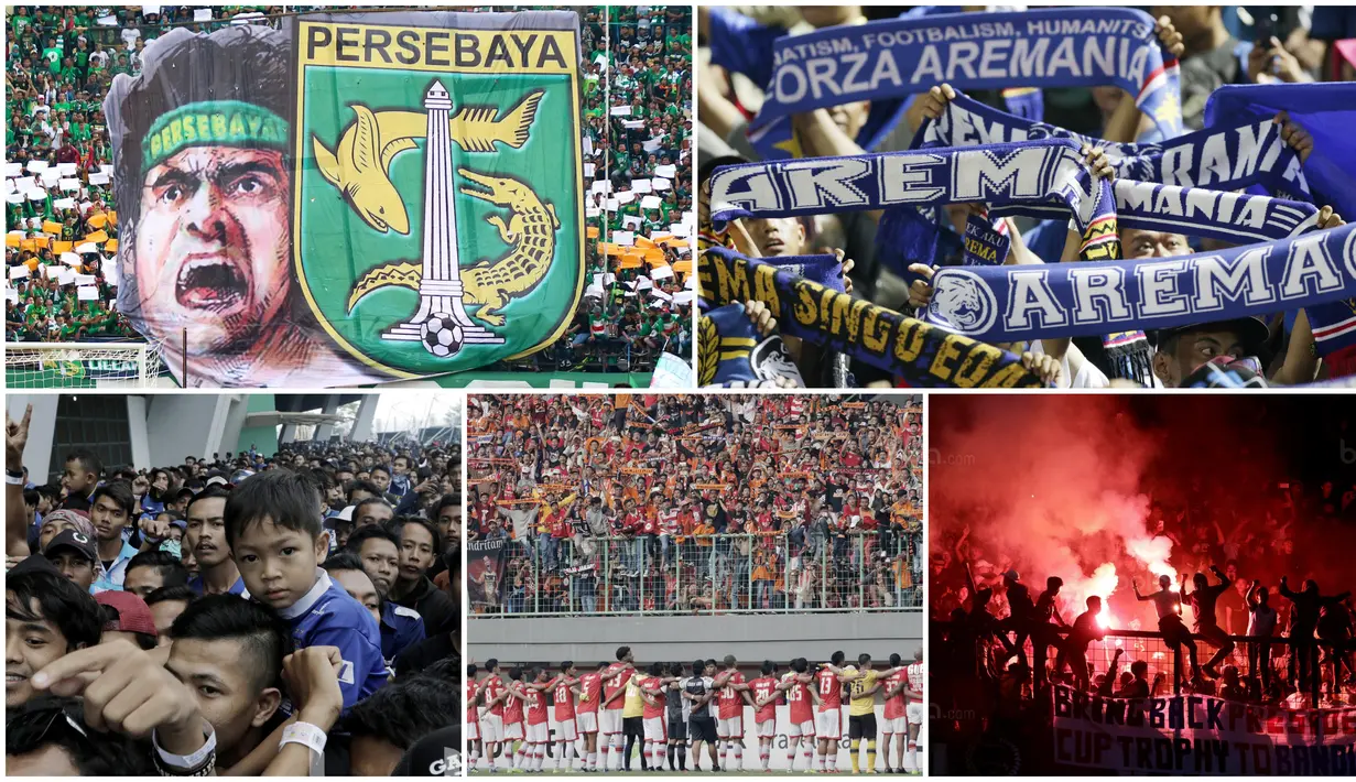Sepak bola dan suporter merupakan satu kesatuan yang tak bisa dipisahkan. Tanpa dukungan dan kehadiran mereka tentu sepak bola akan terasa hambar. Berikut ini ulasan mengenai empat suporter fanatik dan terbesar di Indonesia.