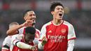 <p>Bek kanan Arsenal, Takehiro Tomiyasu akan memperkuat Timnas Jepang di Piala Asia 2023. Bersama Timnas Jepang ia telah mengoleksi 37 caps dengan torehan 1 gol dan 2 assist sejak melakukan debut pada 12 Oktober 2018. Ajang Piala Asia 2023 menjadi edisi kedua Piala Asia yang diikutinya, setelah sebelumnya ia juga masuk dalam skuad Jepang pada Piala Asia 2019. (AFP/Glyn Kirk)</p>