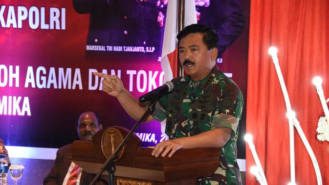 Panglima TNI Marsekal Hadi Tjahjanto. (Puspen TNI)