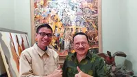 Cawagub DKI Nurmansjah Lubis bertemu mantan Gubernur DKI Jakarta Fauzi Bowo. (istimewa)